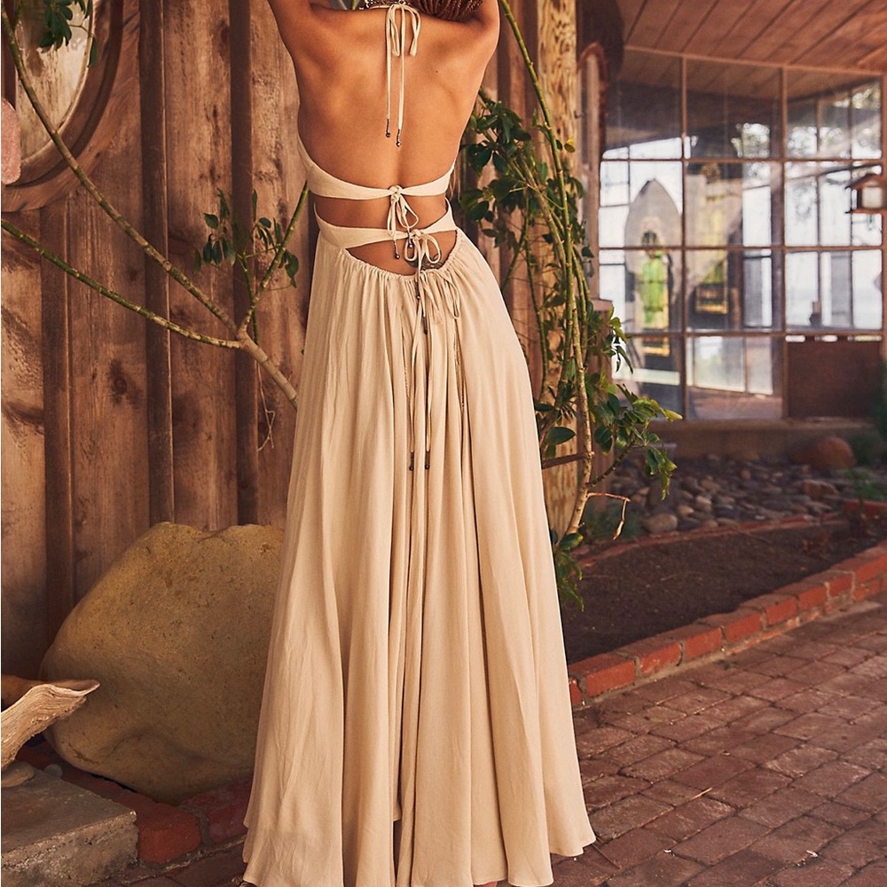 SOLD Free People BNWT Lille maxi dress in nomadic dessert